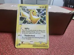 2003 Card PIKACHU 12 PROMO BLACK STAR HOLO POKEMON RAW N/M - Image 2