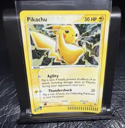 2003 Card PIKACHU 12 PROMO BLACK STAR HOLO POKEMON RAW N/M - Image 3