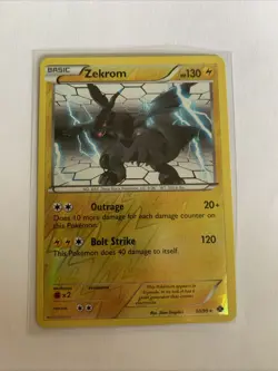 Pokemon TCG Zekrom Next Destinies 50/99 Reverse Holo Rare MINT - Image 3