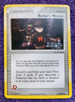 Rocket's Hideout 87/109 Team Rocket Returns Stamped Reverse Holo Pokemon *NICE* - Image 1