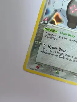 Pokemon TCG Registeel EX Holon Phantoms Reverse Holo Card 29/110 - Image 3