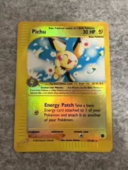 Pokemon TCG Pichu Expedition 22/165 Reverse Holo Holo Rare - Image 1