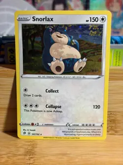 SNORLAX 141/192 SWSH Rebel Clash Cosmos Holo Rare Pokemon TCG Lightly Played - Image 1