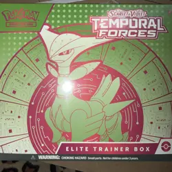 Pokemon TCG Scarlet & Violet Temporal Forces Elite Trainer Box - Sealed ETB - Image 1