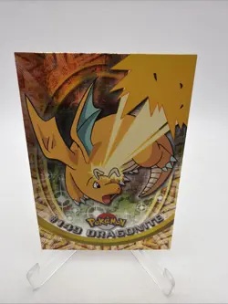 2000 topps Pokemon TV Animation Edition Series 3 Holo Foil #149 Dragonite LP - Image 1