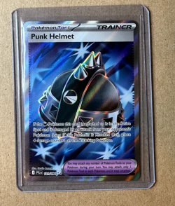 Pokemon TCG: Punk Helmet 121/094 Me02: Phantasmal Flames Holo NM - Image 1