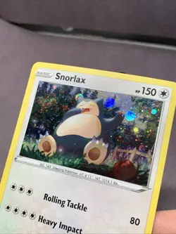 Pokemon TCG Snorlax 140/202 Sword & Shield Cosmos Holo Rare NM/M - Image 2