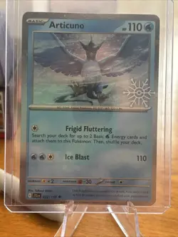 Articuno 032/159 Holiday Calendar 2025 SEALED Festive STAMP Promo Pokemon TCG - Image 1