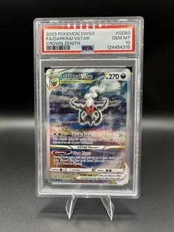 Pokemon Darkrai VSTAR Crown Zenith: Galarian Gallery GG50/GG70 PSA 10 - Image 1