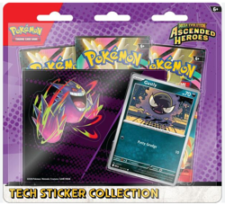 Pokemon Mega Evolution S2.5 Ascended Heroes Tech Sticker - Ghastly !!PREORDER!! - Image 1