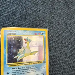 Pokemon Lapras 10/62 Fossil Holo, First Generation Pokemon LP - Image 3