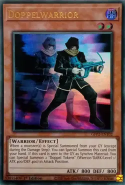 GFP2-EN102 DOPPELWARRIOR ULTRA RARE 1ST EDITION YuGiOh CARD - Image 1