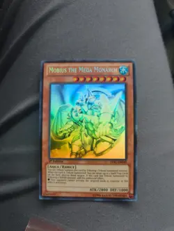 Yugioh! Mobius the Mega Monarch - LVAL-EN040 - Ghost Rare - 1st Edition Light - Image 1