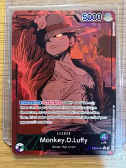 One Piece TCG Monkey D Luffy EB02-010 Leader English - Image 1