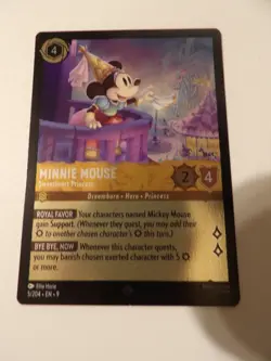 disney lorcana minnie mouse sweetheart princess foil - Image 1