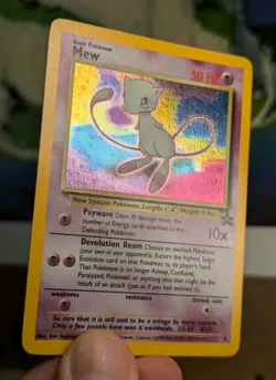 Pokemon Card Black Star Promo Mew 9 Holo WOTC Beautiful Condition RARE - Image 2