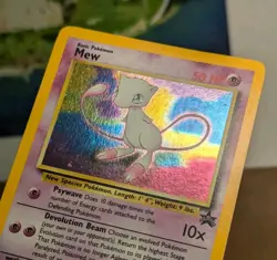 Pokemon Card Black Star Promo Mew 9 Holo WOTC Beautiful Condition RARE - Image 3
