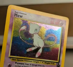 Pokemon Card Black Star Promo Mew 9 Holo WOTC Beautiful Condition RARE - Image 5