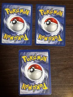 Black Star Promo WOTC 3 Pokemon Card Lot Rocket Meowth Computer Error & Arcanine - Image 2