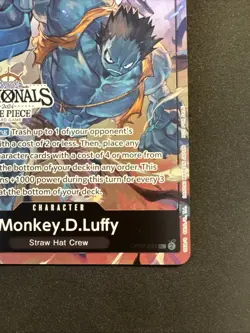 Rare Monkey D Luffy OP07-091 Online Regional One Piece Card English (1) - Image 5