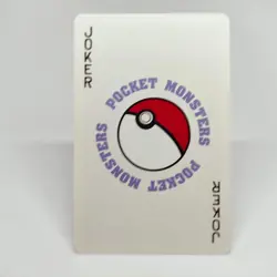 JOKER Pokemon Ball Pokemon trump playing card Poke Ball Back Ninntendo JAPAN - Image 1