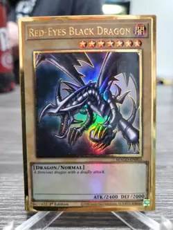 Near Mint, English - 1 x MTG Red-Eyes Black Dragon - MAGO-EN003 - Premium Gold - Image 1