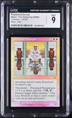 POSSESSED NOMAD Torment Foil Rare CGC 9 MTG [Nostalgium] - Image 1