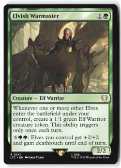 Elvish Warmaster - Commander: The Lord of the Rings: Tales of Middle-earth (241) - Image 1