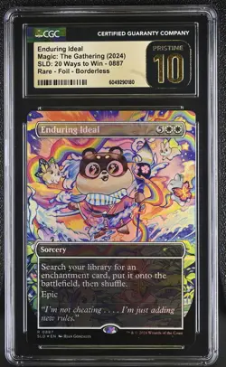 ENDURING IDEAL Secret Lair Foil 20 Ways to Win CGC Pristine 10 MTG [Nostalgium] - Image 1