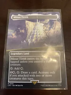 Minas Tirith (Borderless Alternate Art) (341) [The Lord of the Rings: Tales of M - Image 1