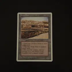 Magic The Gathering Fourth Edition Strip Mine #189 Lightly played - Image 1