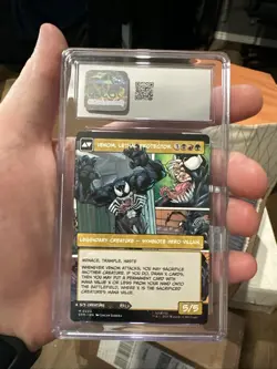 EDDIE BROCK Marvel's Spider-Man Borderless Foil Mythic CGC Gem 10 MTG - Image 2