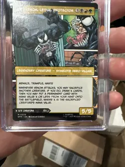EDDIE BROCK Marvel's Spider-Man Borderless Foil Mythic CGC Gem 10 MTG - Image 5