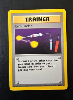 Pokemon Trainer Item Finder 74/102 Base Set Vintage WOTC Uncommon - Image 4