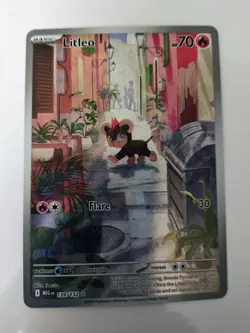 Pokemon TCG Mega Evolution - Litleo - 139/132 - Illustration Rare ✅NM / MINT ✅ - Image 1
