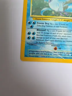 Pokemon TCG Articuno 2/62 Fossil Holographic Rare Card Unlimited - Image 3