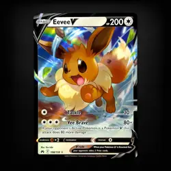 Pokemon TCG Crown Zenith Eevee V #108/159 Ultra Rare NM - Image 1