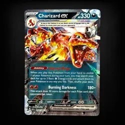 Pokemon TCG SV03: Obsidian Flames Charizard ex #125/197 NM - Image 1