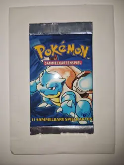Pokemon Base Set Booster 1. Edition Deutsch - Blastoise - OVP ungeoffnet - Image 1