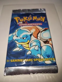 Pokemon Base Set Booster 1. Edition Deutsch - Blastoise - OVP ungeoffnet - Image 2