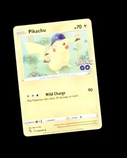 NM Pokemon GO Holo Holo Rare Pikachu (28) 028/078 - Image 1