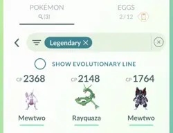 Pokemon Go PTC Acc, Guaranteed Lucky Armor Mewtwo - Image 2