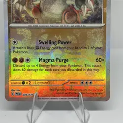 2025 Pokemon SV Prismatic Evolutions Groudon Reverse Holo Master Ball #049/131 - Image 3