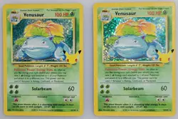 Venusaur 15/102 Pokemon Celebrations: Classic Collection Holo NM - Image 5