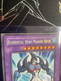 Yugioh elemental hero marine Neos secret Rare Name Error Misprint Taev-en041 - Image 2