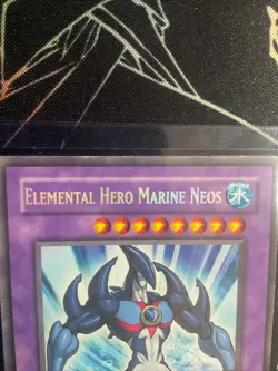 Yugioh elemental hero marine Neos secret Rare Name Error Misprint Taev-en041 - Image 3