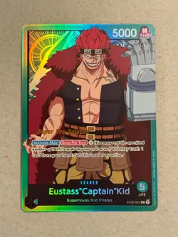 Super Pre Release One Piece Luffy ST01-001, Kid, Crocodile, Kaido Leader Set - Image 4