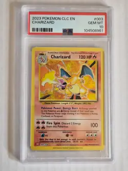 2023 POKEMON CLC-TRADING CARD GAME CLASSIC #003 CHARIZARD PSA 10 - Image 1