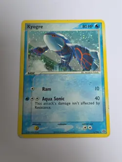 Pokemon TCG Kyogre EX Emerald Holo Rare Card 6/106 - Image 1