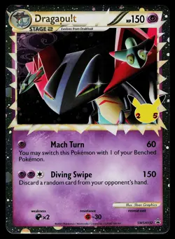 Pokemon Card - Dragapult Sword & Shield Promo SWSH132 Holo - Image 1
